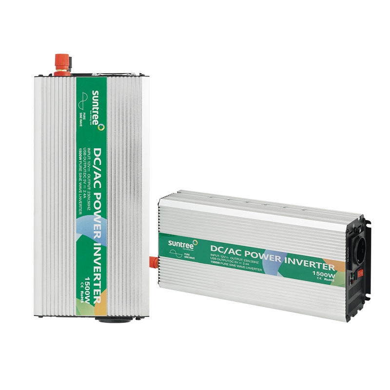 12V DC to AC Pure Sine Wave Inverter, 1500W