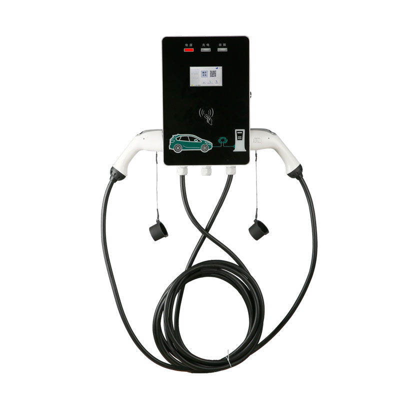 EV Charger 7KW/11KW/14KW/22KW 4.3 Inch LCD(optional)  European Standard Type 2  American Standard Type 1